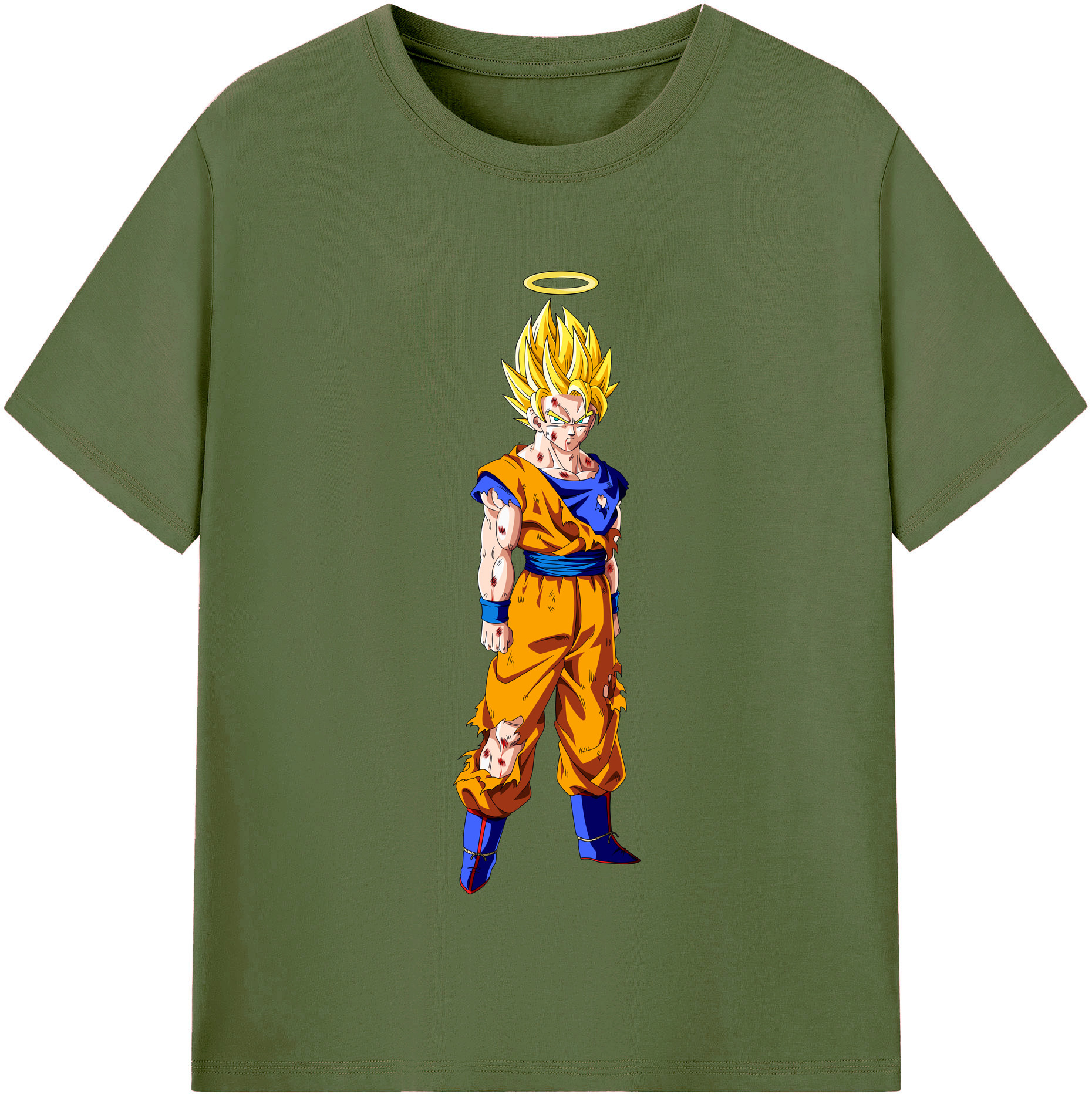 （画像用） ドラゴンボール 孫悟空（そん ごくう）Son Goku カカロット DRAGON BALL Kakarotto 綿100％半袖Tシャツ（フロントプリント）